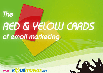 A poster about red and yellow cards