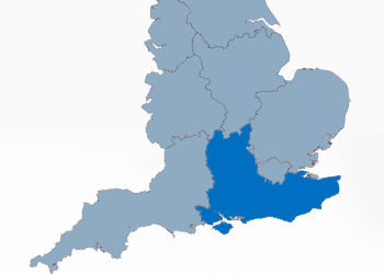 A map of south east