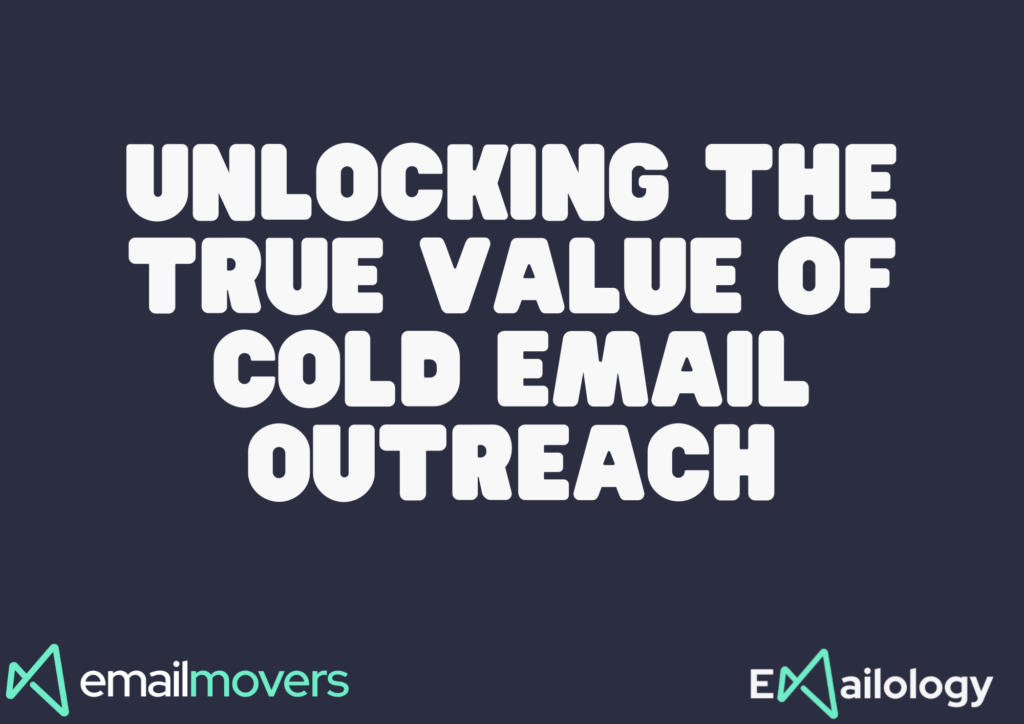 value of cold email