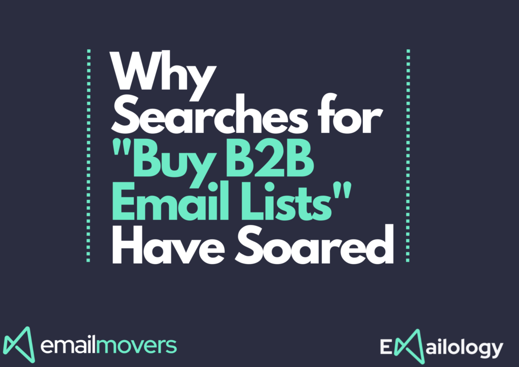 Why Searches for "Buy B2B Email Lists" Have Soared