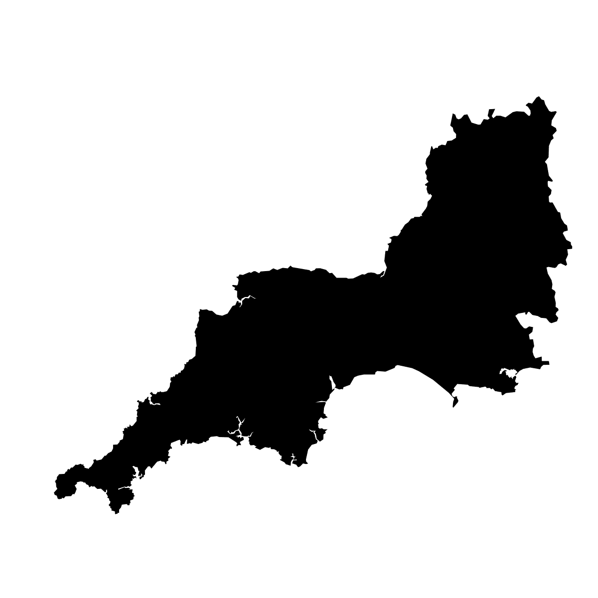 A map of south west