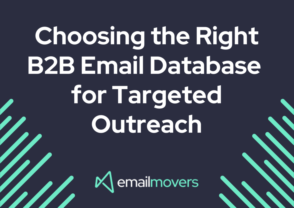Boost Your B2B Outreach With The Best Email Database