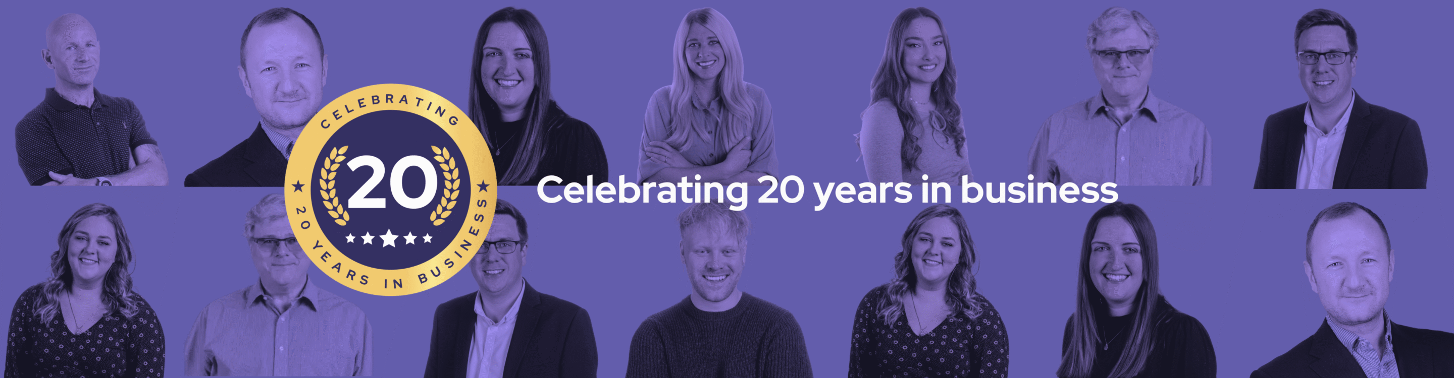 Celebrating 20 years in business