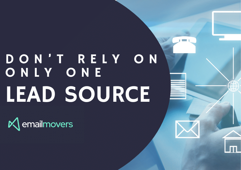 dont rely on one lead source