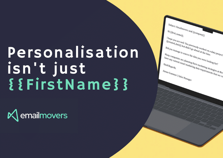 B2B email personalisation isnt just firstname