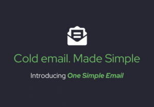 Cold Email, made Simple